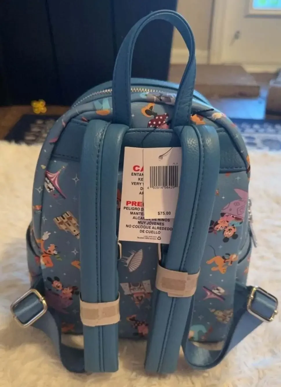 Loungefly Disney Parks Mickey and Friends All-Over Print‎ Mini Backpack